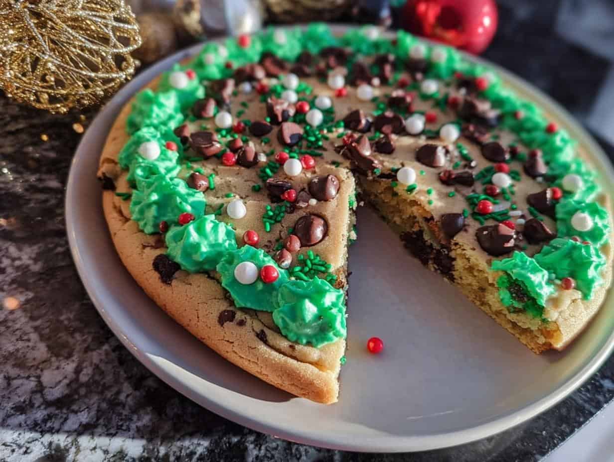 Master the Failproof Giant Christmas Cookie for Holiday Wow